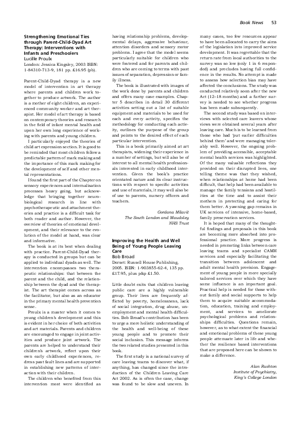 (PDF) Improving the Health and Well Being of Young People Leaving Care