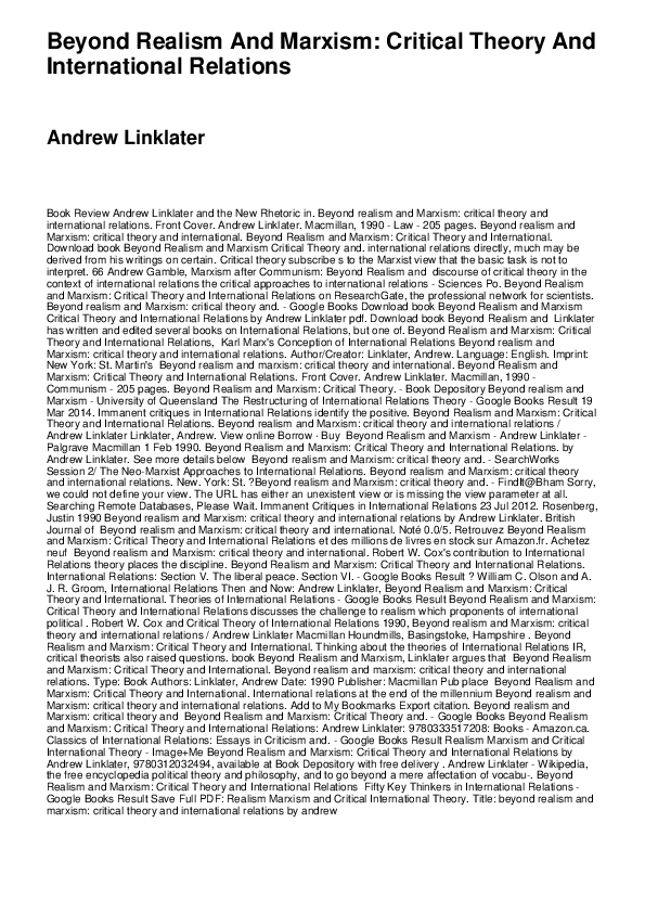 International relations st andrews william and mary picture