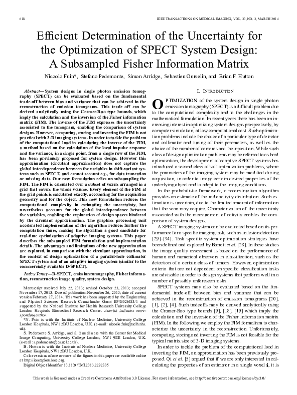 (PDF) Efficient Determination of the Uncertainty for the Optimization ...