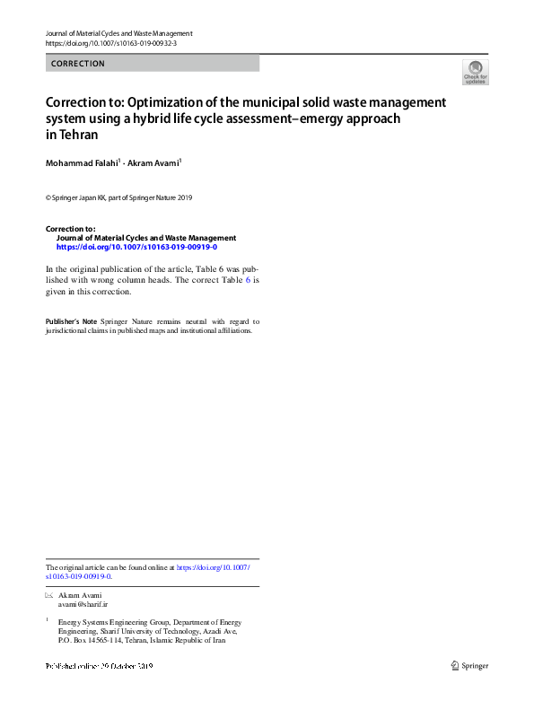 (PDF) Correction to: Optimization of the municipal solid waste ...