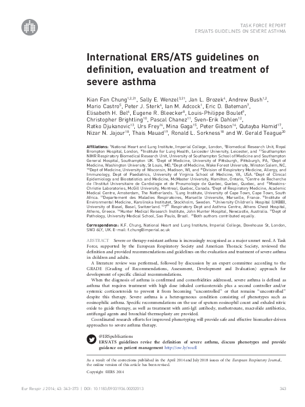 (PDF) International ERS/ATS guidelines on definition, evaluation and