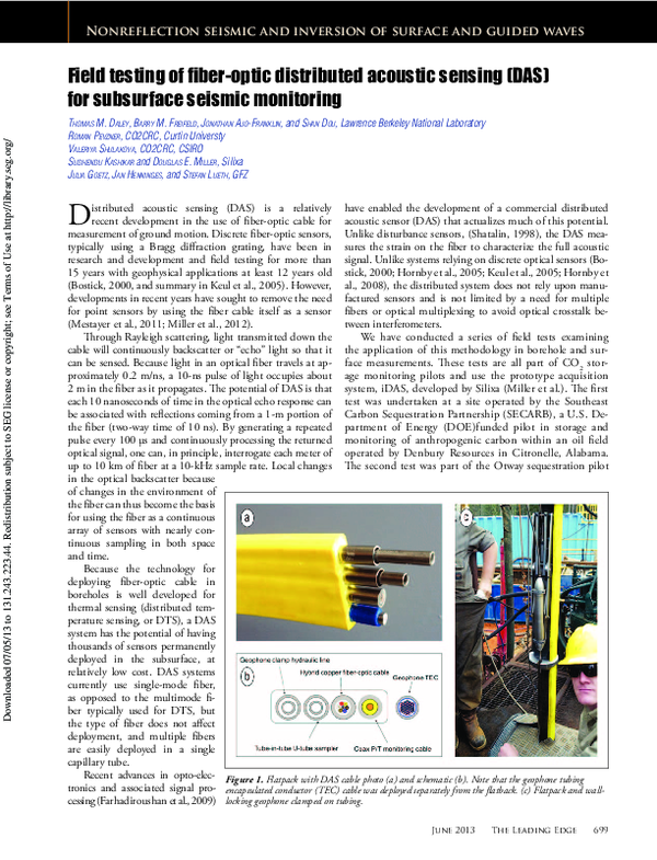 (PDF) Field testing of fiber-optic distributed acoustic sensing (DAS ...
