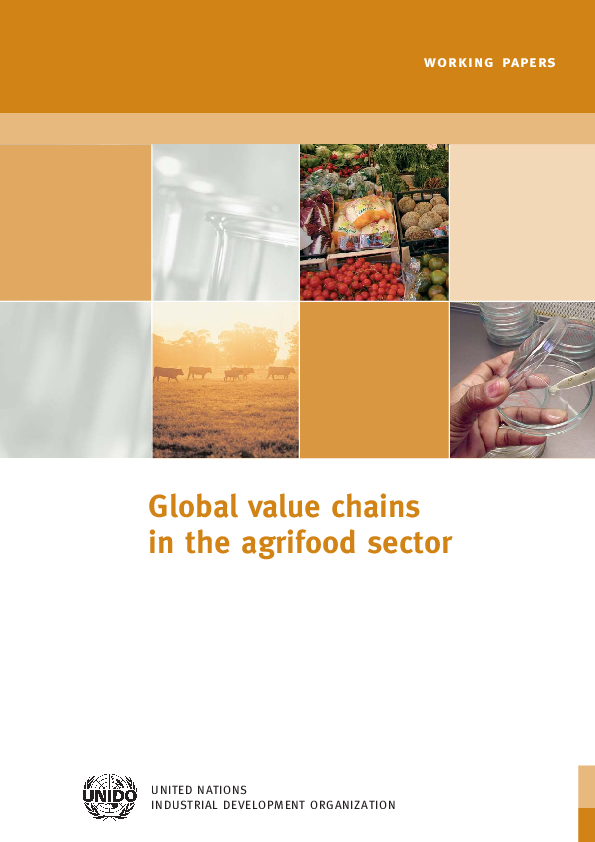 (PDF) Global value chains in the agrifood sector