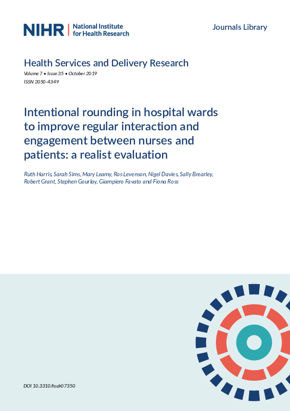 (PDF) Intentional rounding in hospital wards to improve regular ...