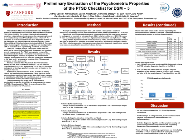 (PDF) Preliminary Evaluation of the Psychometric Properties of the PTSD ...