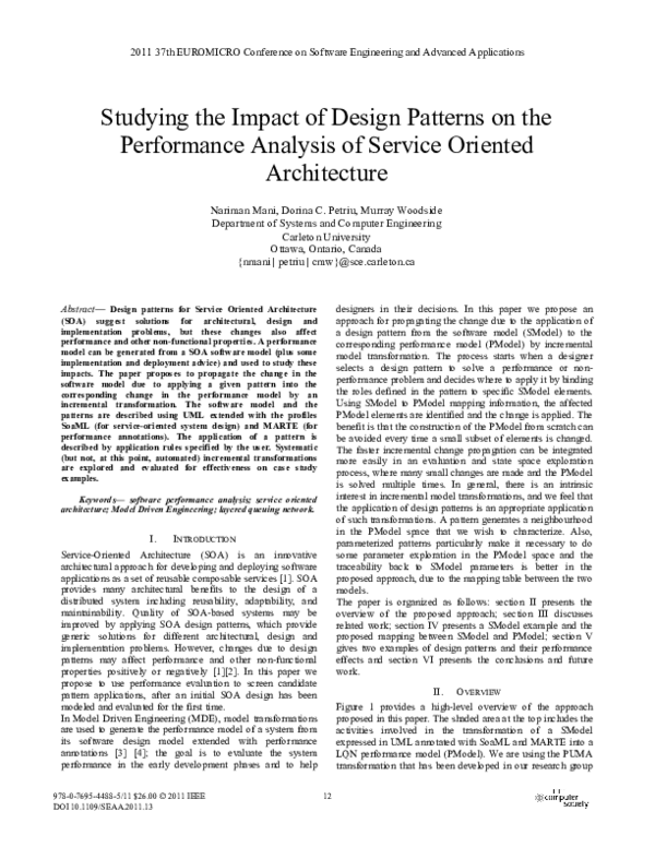 (PDF) Studying the Impact of Design Patterns on the Performance ...