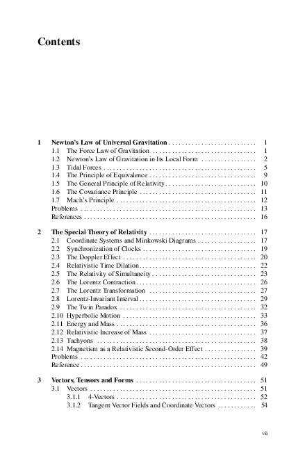 (PDF) Lecture Notes on the General Theory of Relativity