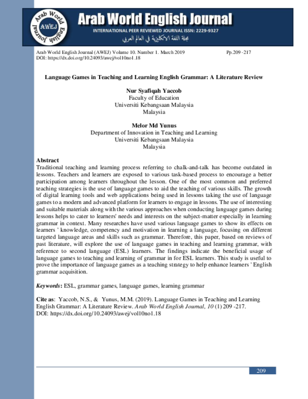 Esl Research Papers Academia Edu