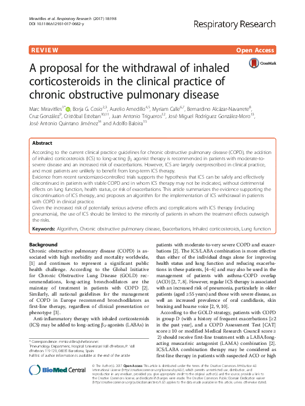 (PDF) A proposal for the withdrawal of inhaled corticosteroids in the ...