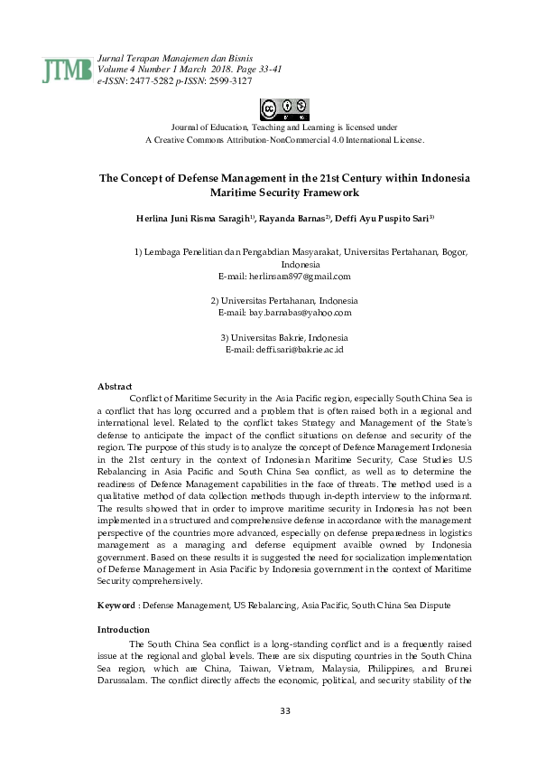 (PDF) The Concept of Defense Management in the 21st Century within ...