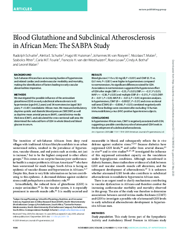 glutathione for hypertension Foods With L-Glutathione: Avocado, Watermelon, and More