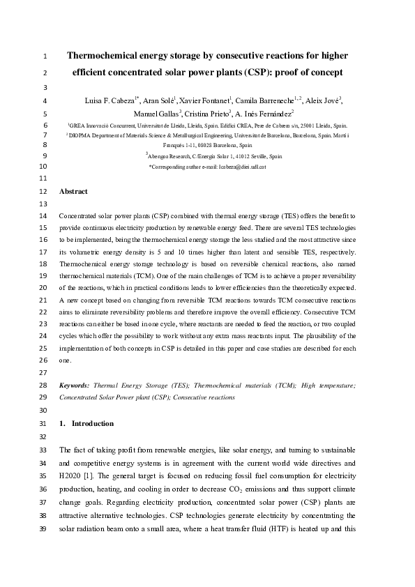 (PDF) Thermochemical energy storage by consecutive reactions for higher ...