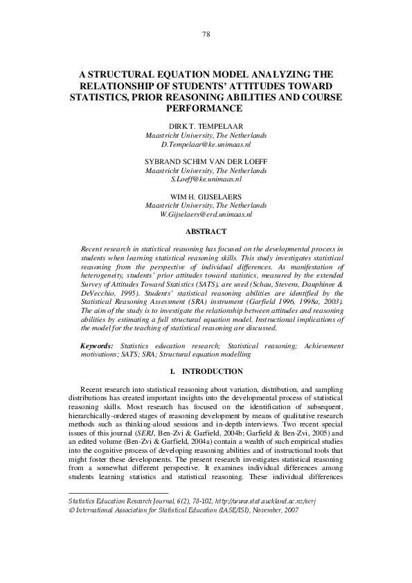 (PDF) [PDF]a structural equation model analyzing the