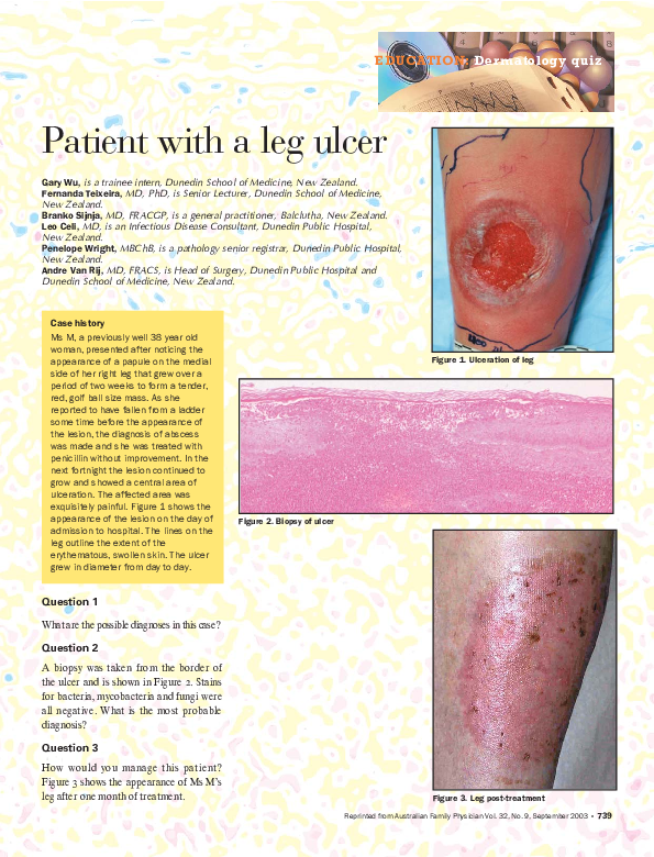 (PDF) Patient with a leg ulcer
