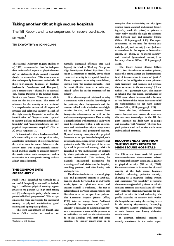 Full tilt essay image