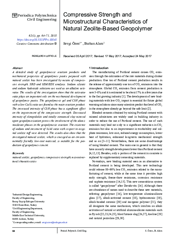 (PDF) Compressive strength and microstructural characteristics of class ...