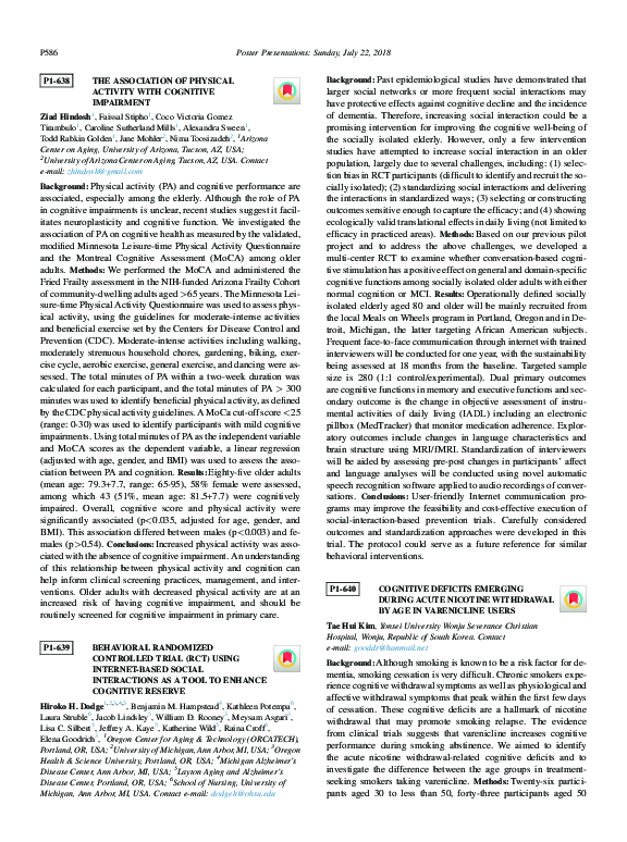 (PDF) Behavioral Randomized Controlled Trial (RCT) Using Internet-Based ...