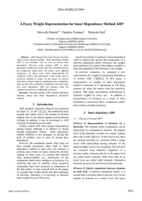 (PDF) A Fuzzy System for the Assessment of Human Reliability
