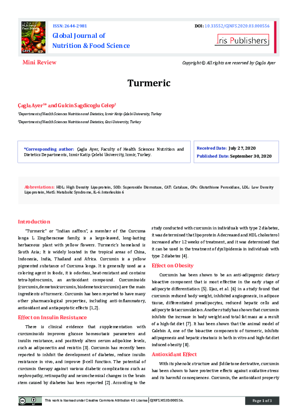 (PDF) Turmeric