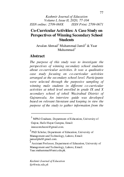 Co curricular activities in college picture