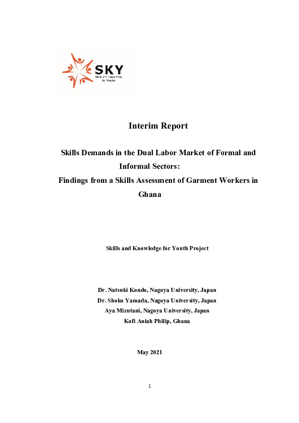 (PDF) Skills Demands in the Dual Labor Market of Formal and Informal ...