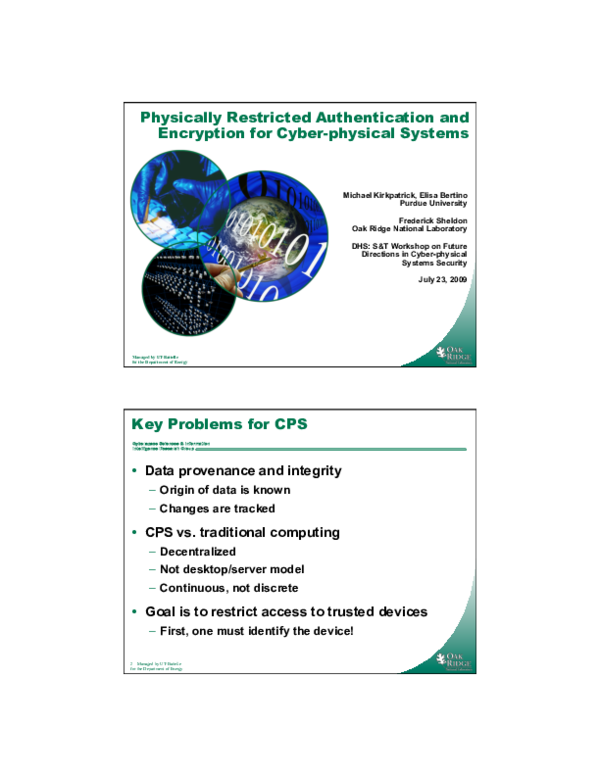 (PDF) Physically Restricted Authentication and Encryption for Cyber ...