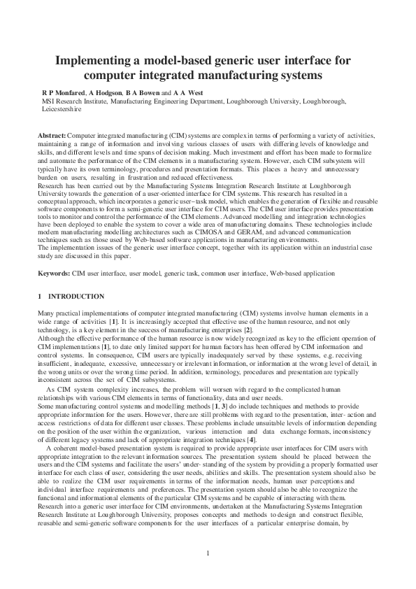 (PDF) Implementing a model-based generic user interface for computer ...