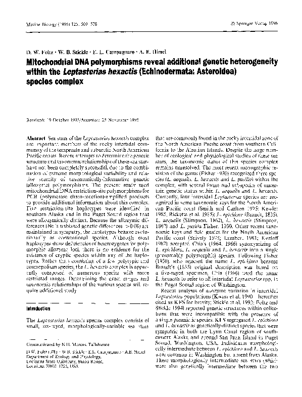 (PDF) Mitochondrial DNA polymorphisms reveal additional genetic ...
