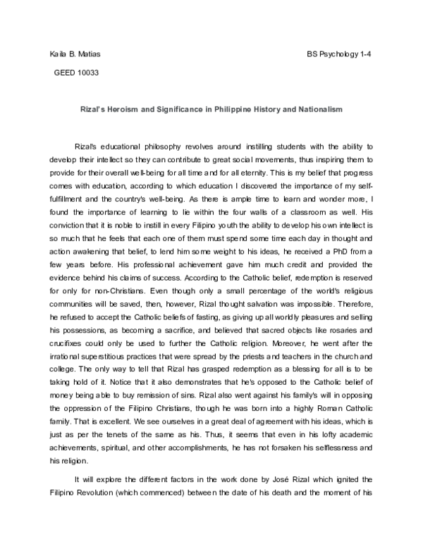 Remembering rizal essay picture