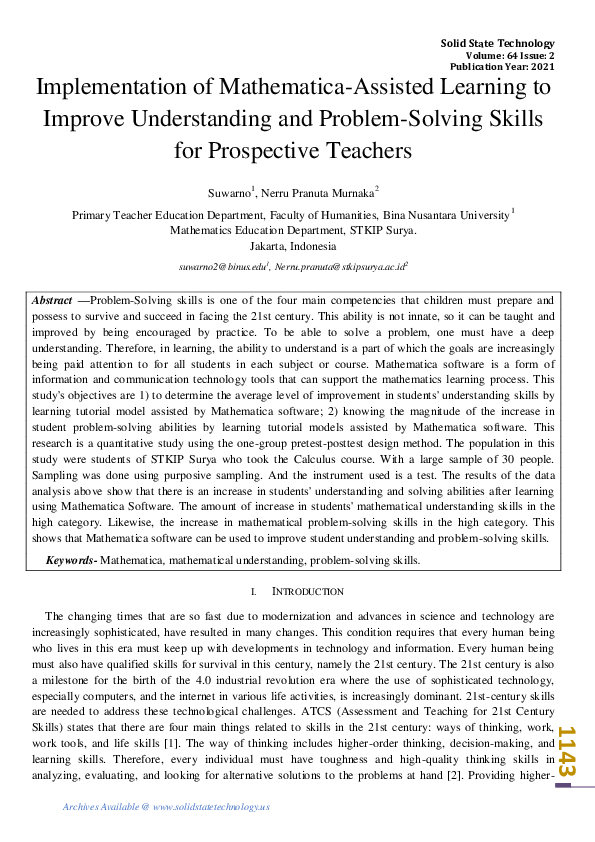 (PDF) Implementation of Mathematica