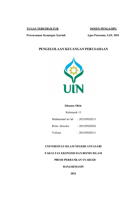 Notas bisnis dalam pengelolaan keuangan perusahaan