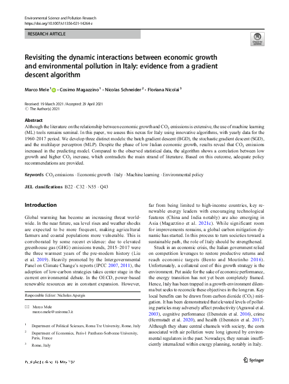 (PDF) Revisiting the dynamic interactions between economic growth and ...