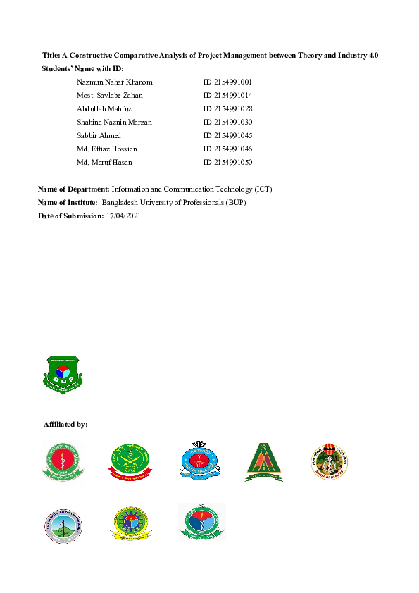 (DOC) A Constructive Comparative Analysis of Project Management between ...