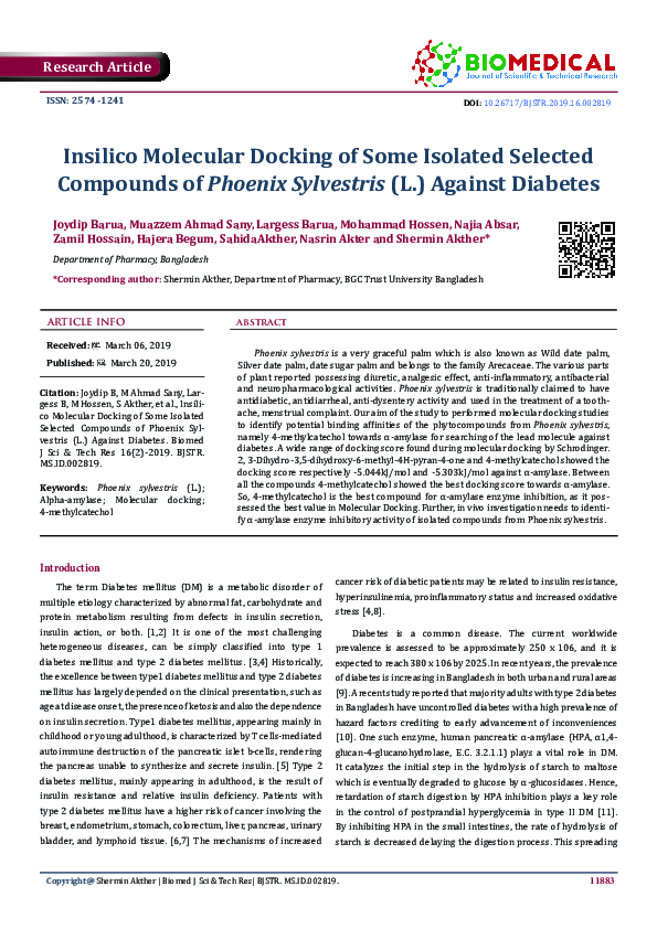 (PDF) Insilico Molecular Docking of Some Isolated Selected Compounds of ...