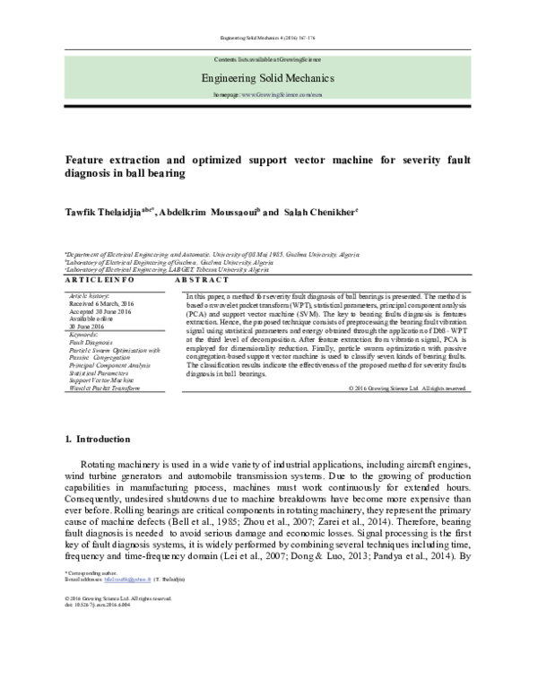 (PDF) Feature extraction and optimized support vector machine for ...