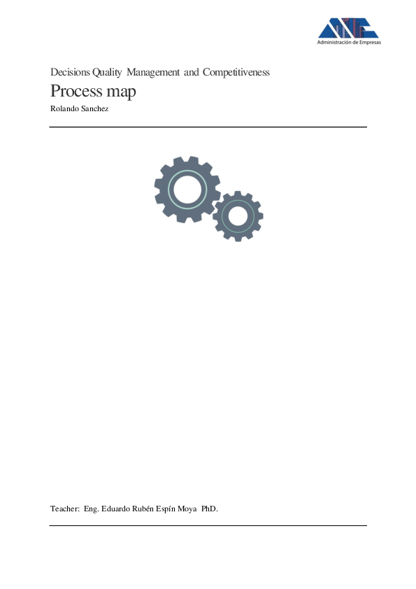 (PDF) Process map