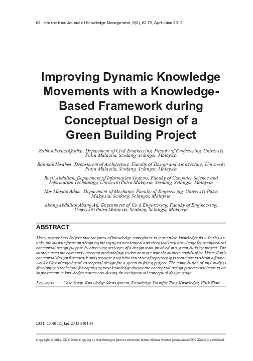 (PDF) Improving Dynamic Knowledge Movements with a Knowledge-Based ...