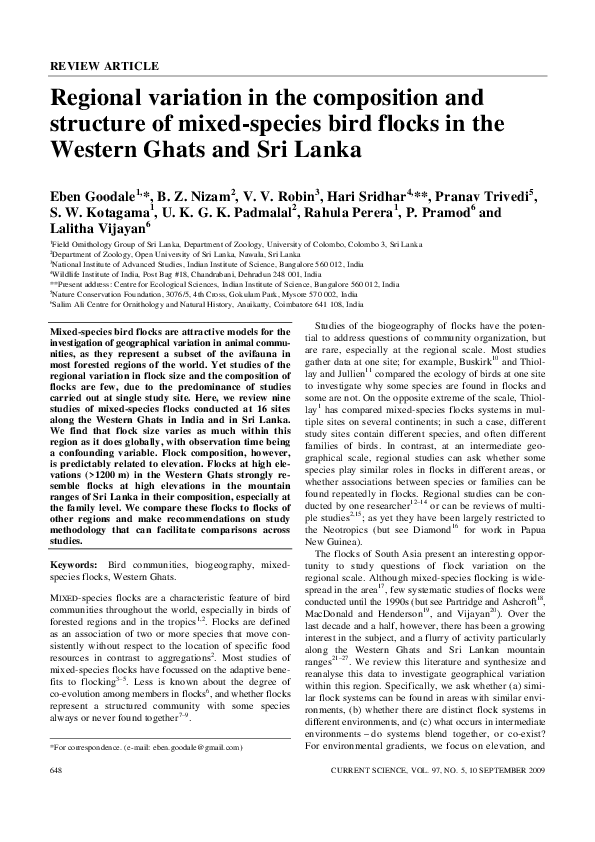 (PDF) Regional variation in the composition and structure of mixed ...