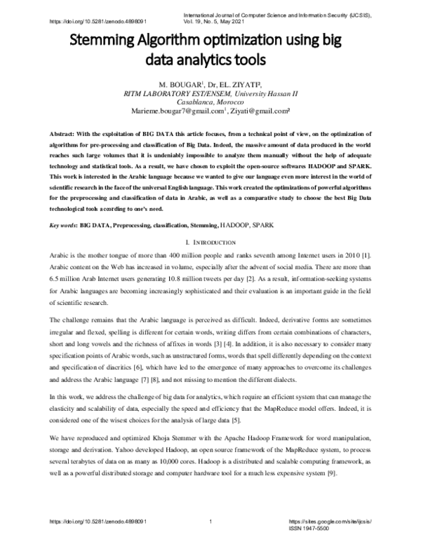 Lemmatization needs more storage than stemming picture