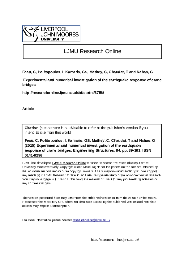 (PDF) Experimental and Numerical Investigation of the Effect of ...