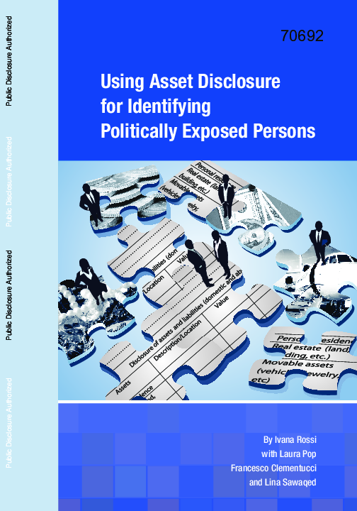 (PDF) Using asset disclosure for identifying politically exposed persons