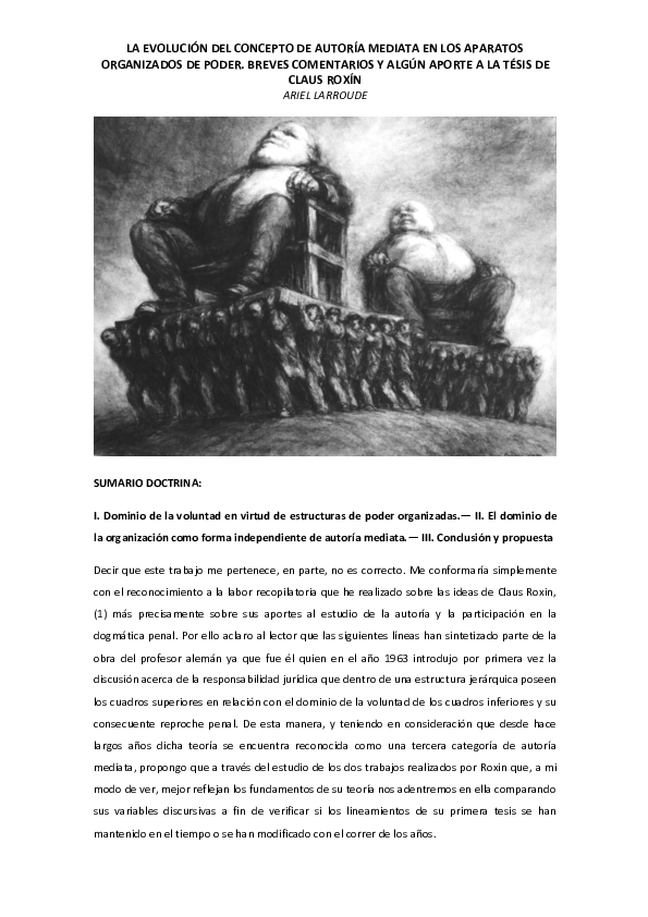 (PDF) LA EVOLUCIÓN DEL CONCEPTO DE AUTORÍA MEDIATA EN LOS APARATOS ...