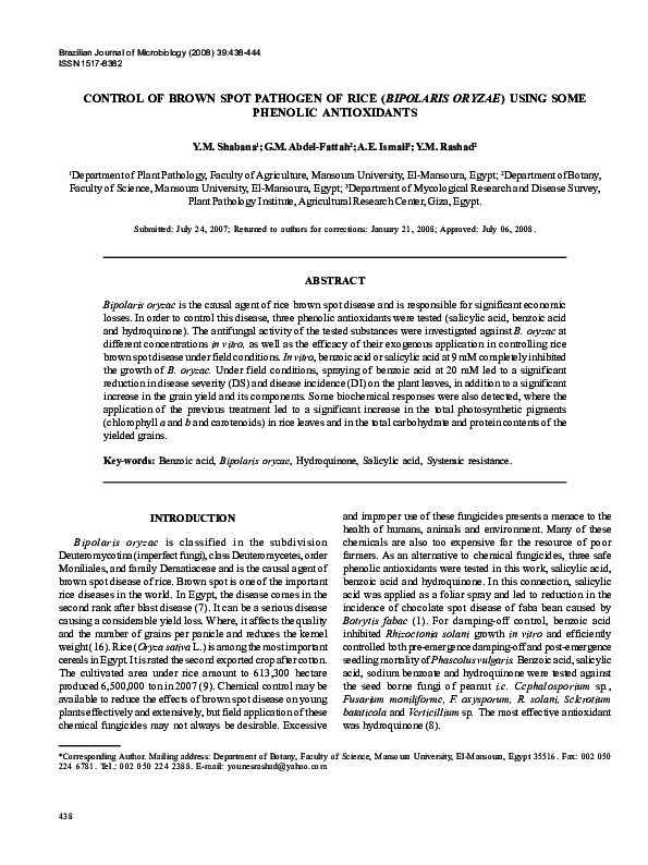 Phytochemical analysis of rice picture