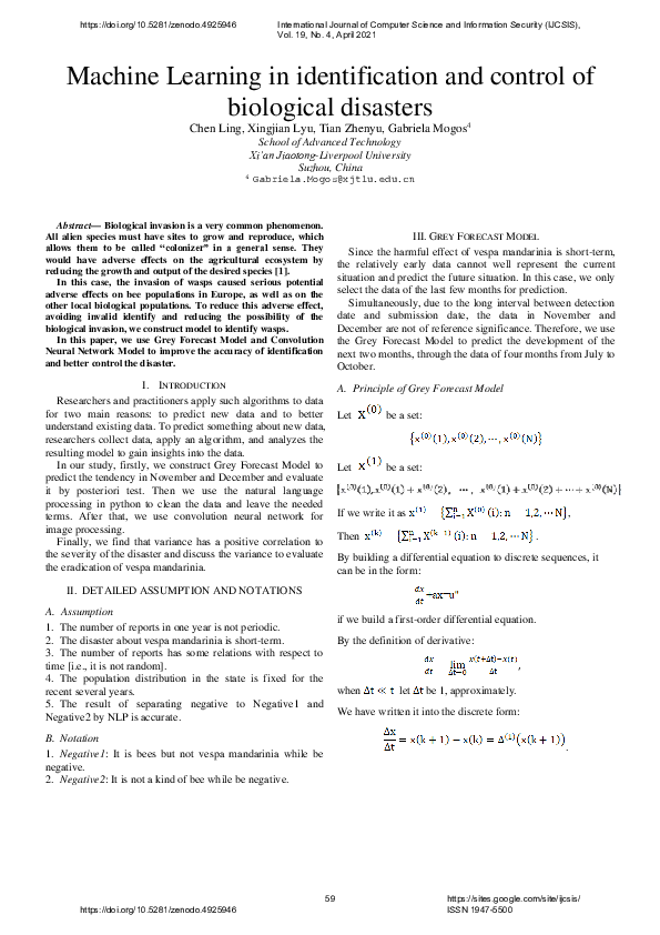 (PDF) Machine Learning in identification and control of biological ...