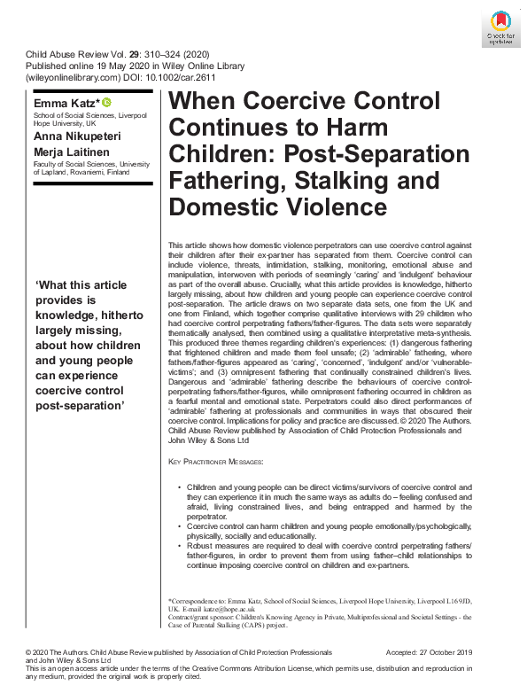 (PDF) Katz, Emma, Anna Nikupeteri and Merja Laitinen (2020) When