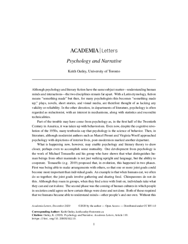 Introduction to psychology essay image