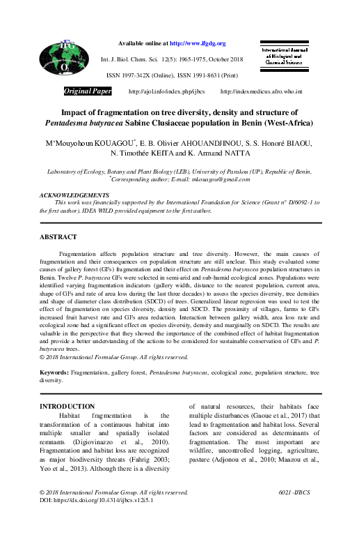 pdf-impact-of-fragmentation-on-tree-diversity-density-and-structure