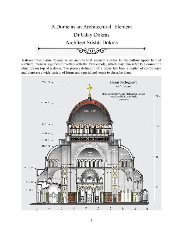 (DOC) The Dome as architectural element