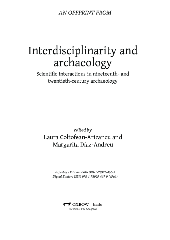 (PDF) DíazAndreu, M. and ColtofeanArizancu, L. 2021