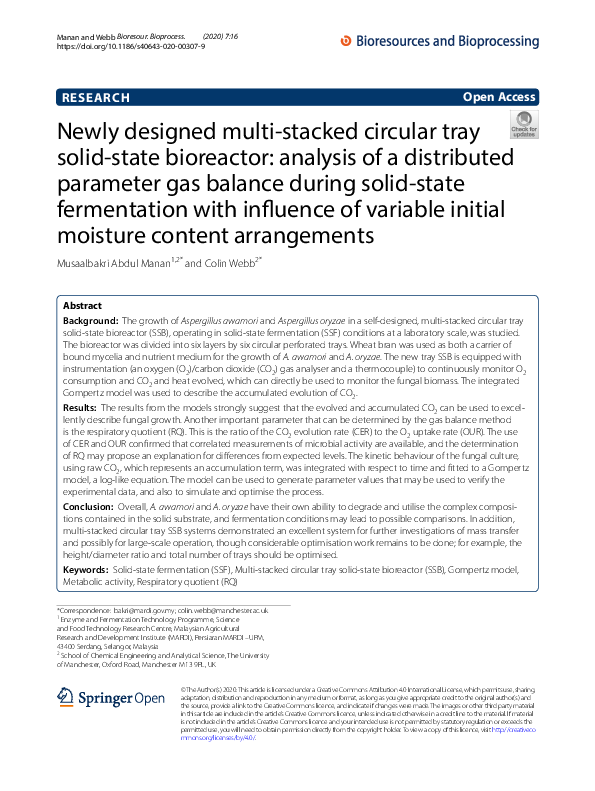 (PDF) Newly designed multi-stacked circular tray solid-state bioreactor ...